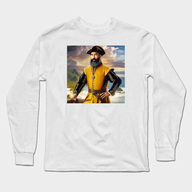 Magellan Long Sleeve T-Shirt by CreativePhil